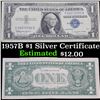 Image 1 : 1957B $1 Silver Certificate