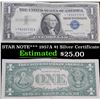 Image 1 : STAR NOTE*** 1957A $1 Silver Certificate