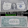 Image 1 : 1957B $1 Silver Certificate