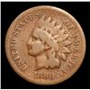Image 2 : 1880 Indian Cent 1c Grades vg+
