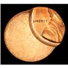 Image 2 : Mint Error Lincoln 1c  75% off Center Strike Lincoln Cent 1c Grades Choice Unc RD