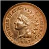 Image 2 : 1907 Indian Cent 1c Grades Choice AU/BU Slider