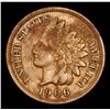 Image 2 : 1906 Indian Cent 1c Grades vf+