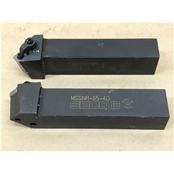 (2) SECO MSSNR-85-4D TURNING TOOL HOLDER