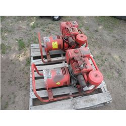 2 Pincor 3000 watt gen sets-have been setting-working condition unknown