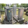 Image 1 : Spray system for sheetrock, 4 tanks/hoses/compressor/Wisconsin engine