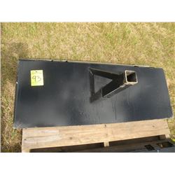 Receiver hitch for skidloader -New