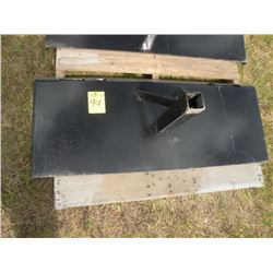 Receiver hitch for skidloader -New