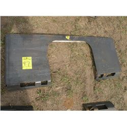 Heavy duty Weldable tool plate for skidloader -New