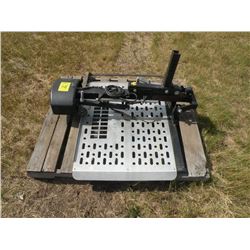 Receiver hitch powerlift for wheelchair/scooter