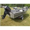 Image 4 : 1989 Grumman 16ft bass boat w/1989 trailer SN#-GBMW0735G889