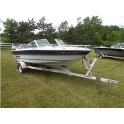 1987 Rinker 17ft boat w/1987 Shorelander trailer SN#-RNK23594F787