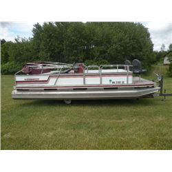 1993 Kennedy 20ft pontoon w/1996 Triton trailer SN#-KD120263J293