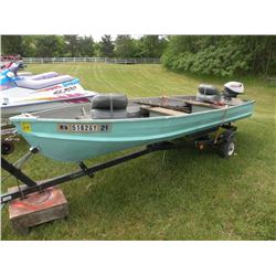 Starcraft 14ft boat w/1978 trailer Reg#-5162 GY