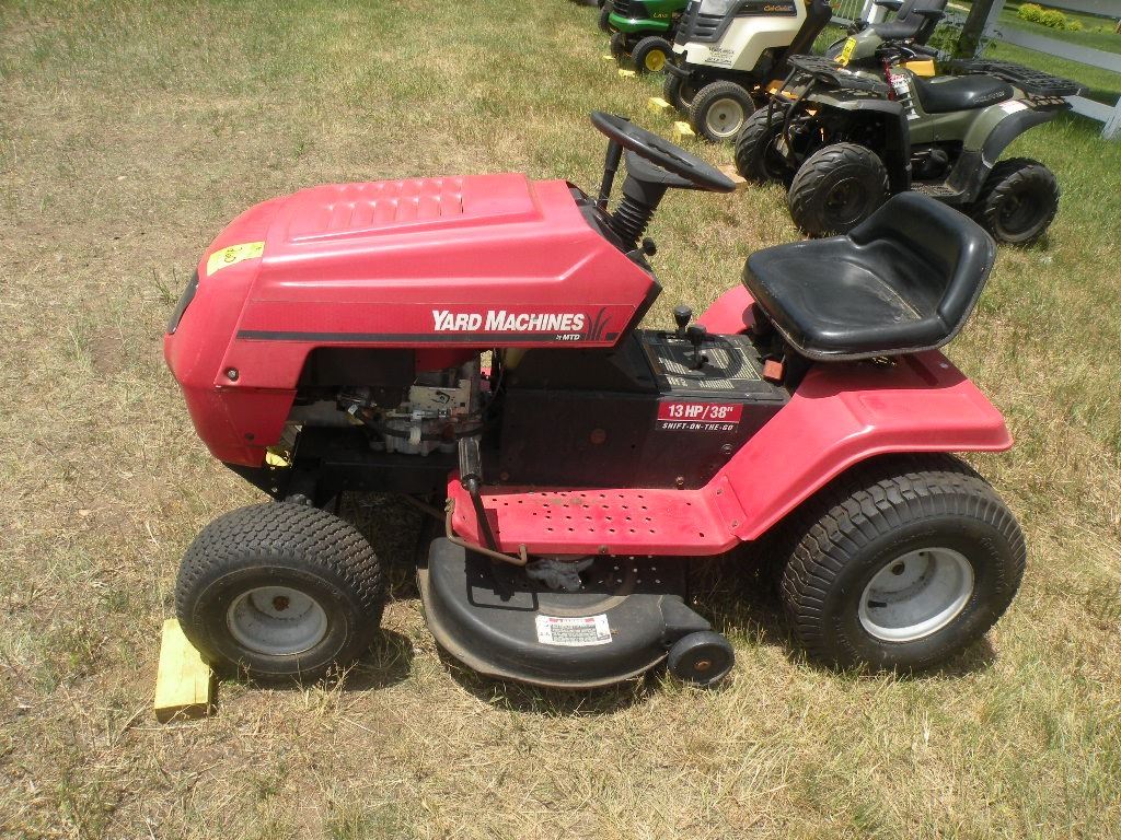 Yard machine riding mower