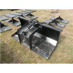60" single cylinder grapple bucket -New