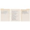 Image 1 : Dee Dee Ramone's Handwritten Lyrics to 'Street Fight'