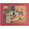 Image 1 : Smack the Mosquito and Honey Bee production cels and production background from Mr. Bug Goes to Town