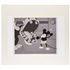 Image 8 : Steamboat Willie production drawing display with Walt Disney signature and hand-painted cel