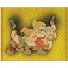 Image 1 : Sneezy, Doc, and Bashful production cel from Snow White and the Seven Dwarfs