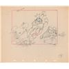 Image 1 : Minnie Mouse and King production storyboard drawing from Brave Little Tailor
