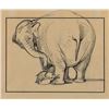 Image 1 : Dumbo and Mrs. Jumbo concept storyboard drawing from Dumbo