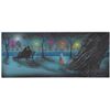 Image 1 : Eyvind Earle panorama concept storyboard painting from Lady and the Tramp