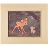 Image 1 : Bambi and Thumper reproduction cel from Bambi by Walt Disney Classics