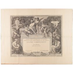 Paris 1900 Exposition Universelle Diploma