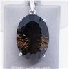 Image 2 : SILVER SMOKEY QUARTZ(30CT) PENDANT