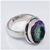 Image 2 : SILVER MYSTIC TOPAZ RING