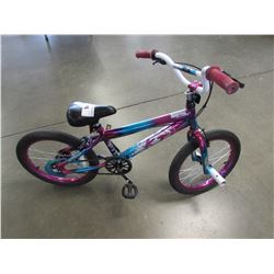 MULTI NEON COLOURED KIDS BIKE & SMALL PINK BIKE