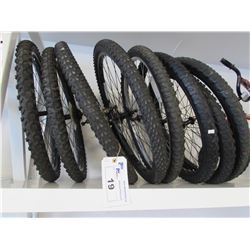 8 ASSORTED BIKE TIRES