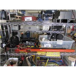 SECURITY CAMERAS, BATTERY TESTER, ASSORTED POWER TOOLS & MISC