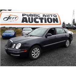 E3 --  2005 KIA AMANTI , Grey , 219621  KM's