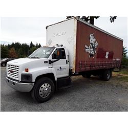 0D --  2005 GMC C8500 CUBE VAN , White , 303599  KM's