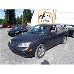 C6 --  2007 FORD FOCUS ZX4  , Grey , 161412  KM's