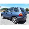 Image 4 : G6 --  2002 HYUNDAI SANTA FE , Blue , 201602  KM's