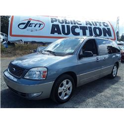 I4 --  2004 FORD FREESTAR LTD , Blue , 231492  KM's