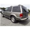 Image 4 : N6 --  2000 FORD EXPLORER SUV, GREEN, 183,880 KMS