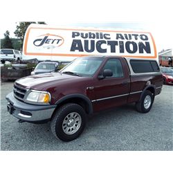L1 --  1997 FORD F150 PICKUP, RED, 276,328 KMS