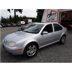 O1 --  2003 VW JETTA GLS  , Grey , 184506  KM's