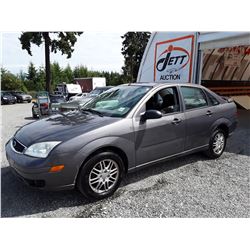 A6 --  2005 FORD FOCUS ZX4 , Green , 181001  KM's  "NO RESERVE"