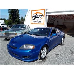 N4 --  2005 HYUNDAI TIBURON SE , Blue , 230627  KM's