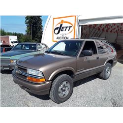 L2 --  2005 CHEVROLET BLAZER , Brown , 148098  KM's