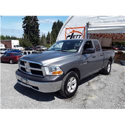 G6A --  2010 DODGE RAM 1500 CREW CAB , Grey , 124122  KM's
