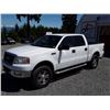 Image 1 : K3 --  2005 FORD F150 LARIAT PICKUP, WHITE, 175,779 KMS