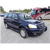 Image 2 : A11 --  2004 HONDA PILOT LX , Blue , 298857  KM's