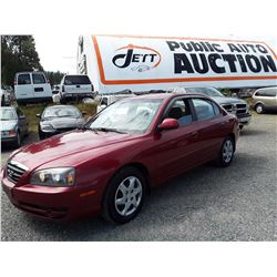 C5 --  2004 HYUNDAI ELANTRA GLS , Red , 183035  KM's