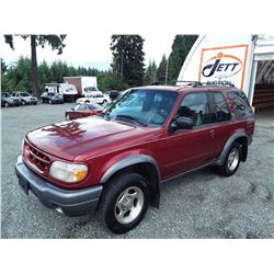 O4 --  2000 FORD EXPLORER SPORT , Red , 310973  KM's